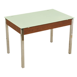 25103-G τραπέζι χρωμίου ξύλο ΧΡΩΜΑ ΕΠΙΛΟΓΗΣ 70x110(+30+30)xH75